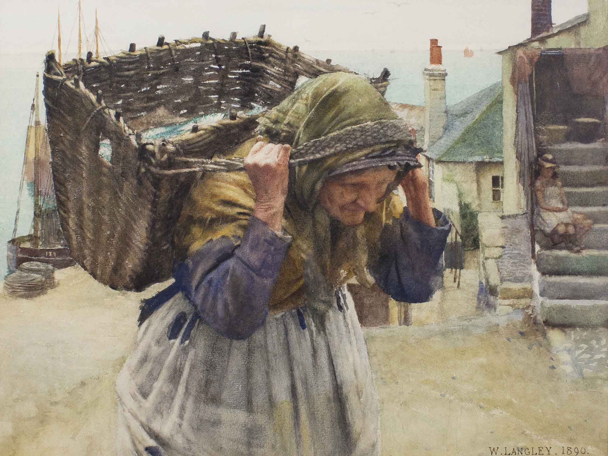 37 - Walter Langley - Fish wife - Sheila Hichens Trust